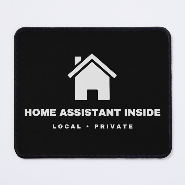 Item preview, Home Assistant Inside – Local & Private Smart Home Sticker Dark Mode designed and sold by DesignFreakArt.