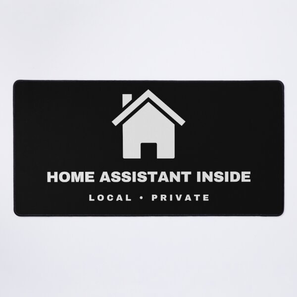 Item preview, Home Assistant Inside – Local & Private Smart Home Sticker Dark Mode designed and sold by DesignFreakArt.