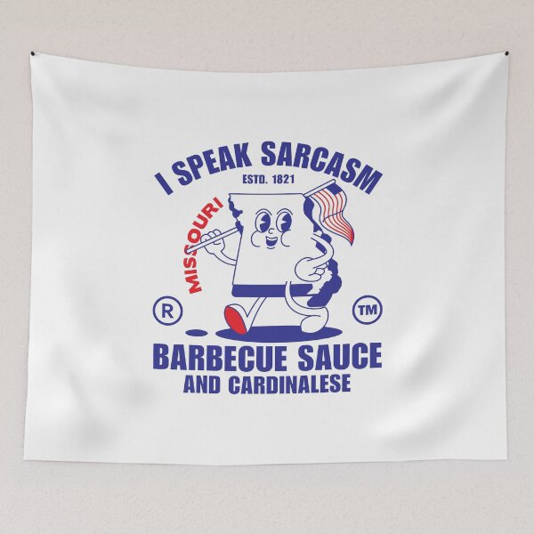 Item preview, Missouri : I speak sarcasm barbecue sauce and cardinalese designed and sold by Peerless-Prime.