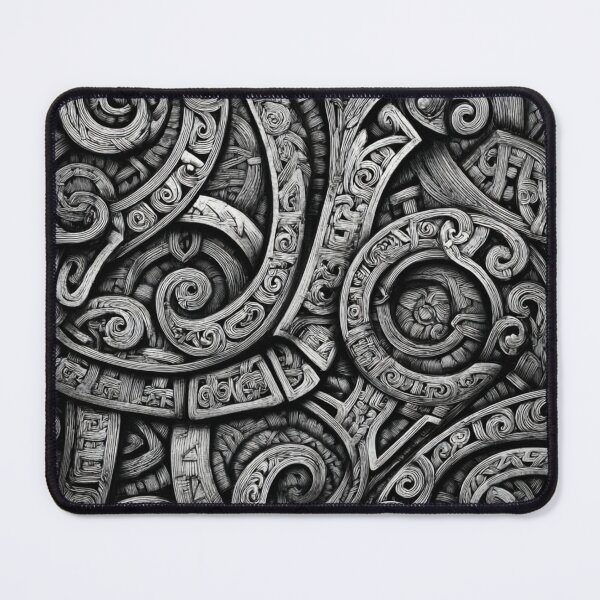 Item preview, New Zealand Māori Paua Pattern Koru Design 774 designed and sold by GrinGalore.