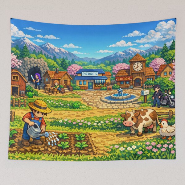 Item preview, Stardew Valley Inspired Artwork designed and sold by FeelTheDrawing.