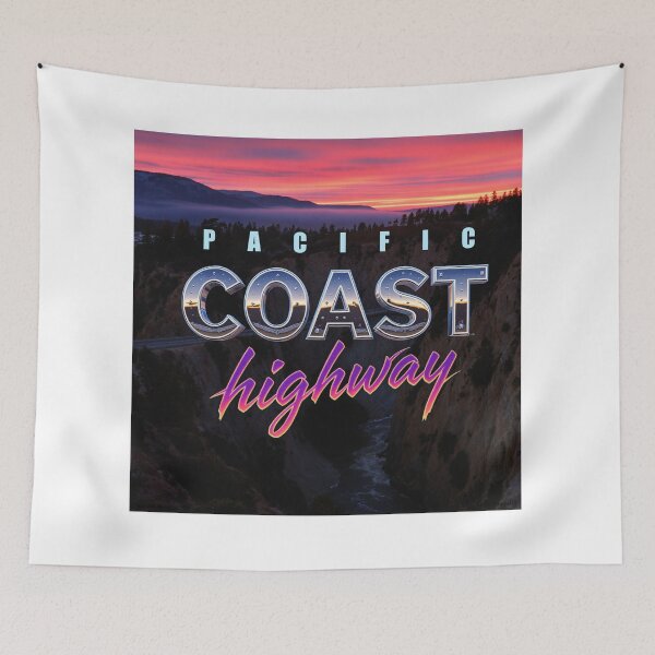 Item preview, Pacific Coast Highway Print designed and sold by Lichentroupe63.