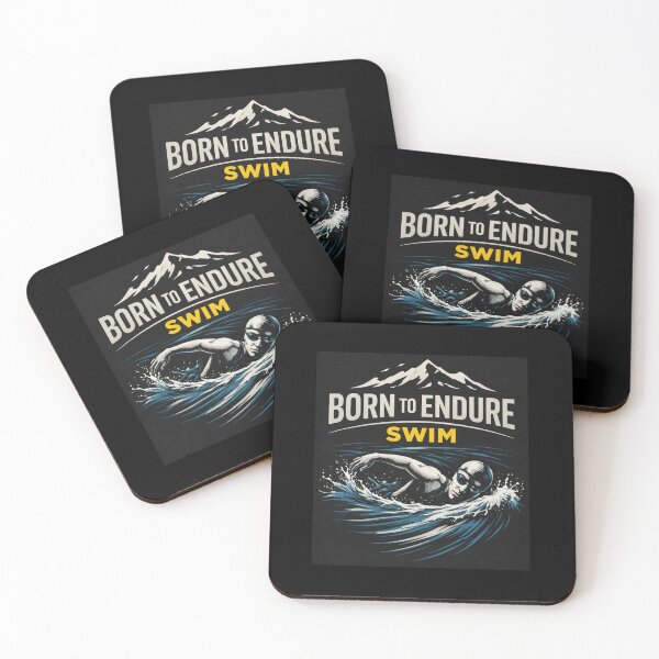 Item preview, Born to Endure – Swim | Endurance Mindset Gift & Apparel designed and sold by endurothreads.