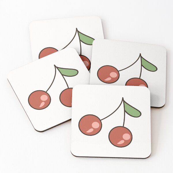 Item preview, Cute Cherry Cartoon Illustration designed and sold by Porpor Artwork.