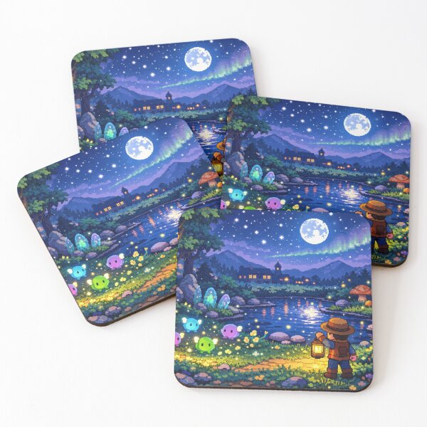 Item preview, Stardew Valley Inspired Artwork moonlight designed and sold by FeelTheDrawing.
