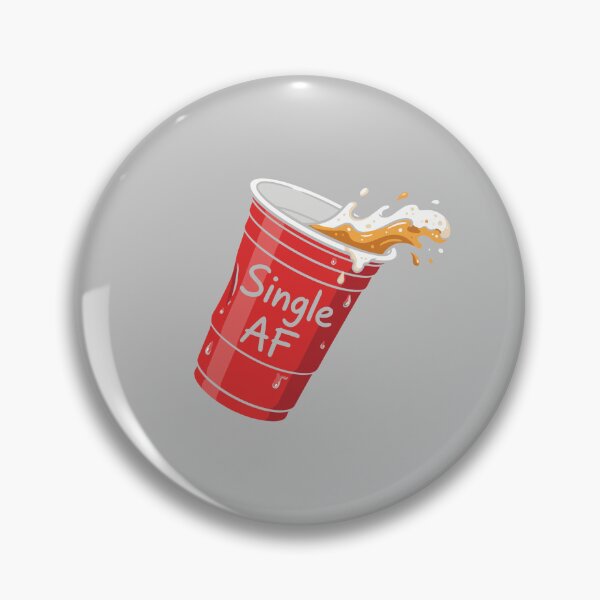 Item preview, Funny Single AF Red Party Cup Drinking Design designed and sold by Design By Niko.