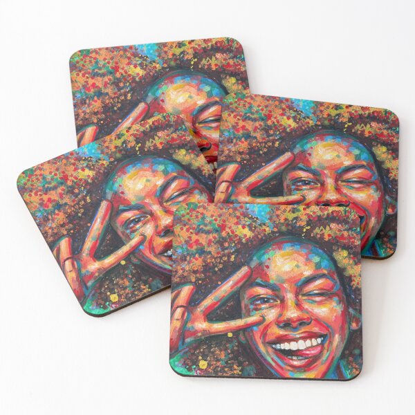 Item preview, Joyful Energy Portrait-Dopamine Art · Feel-Good · Emotional Art designed and sold by MontekkiArt.