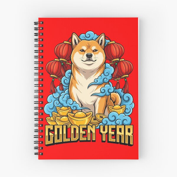 Item preview, Shiba Inu Golden Year Traditional designed and sold by Tong4130.