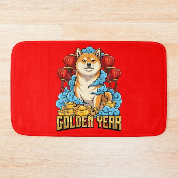 Item preview, Shiba Inu Golden Year Traditional designed and sold by Tong4130.
