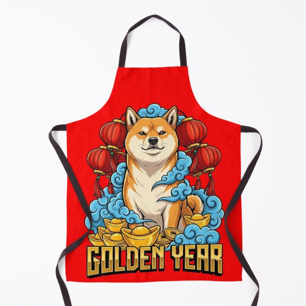Item preview, Shiba Inu Golden Year Traditional designed and sold by Tong4130.