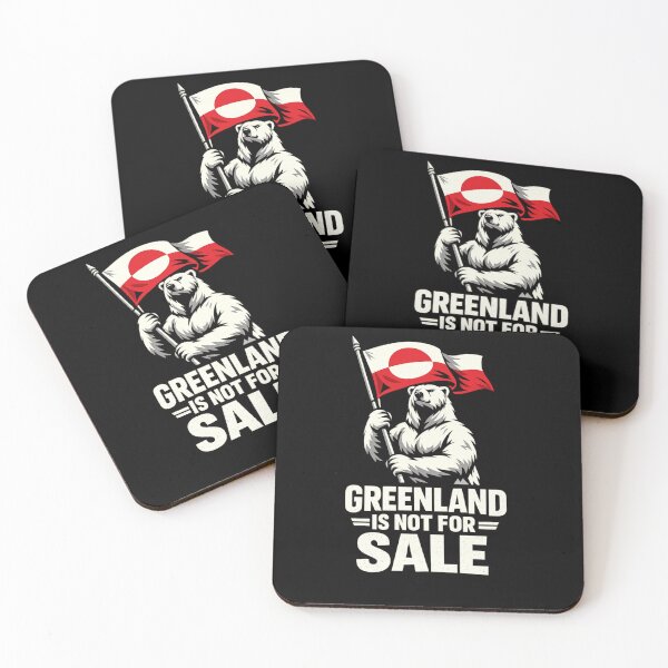 Item preview, Greenland Not for Sale Greenland Flag Bear Greenlanders designed and sold by LHDArtsy.