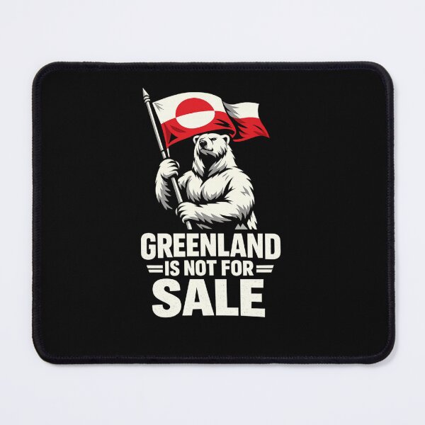 Item preview, Greenland Not for Sale Greenland Flag Bear Greenlanders designed and sold by LHDArtsy.