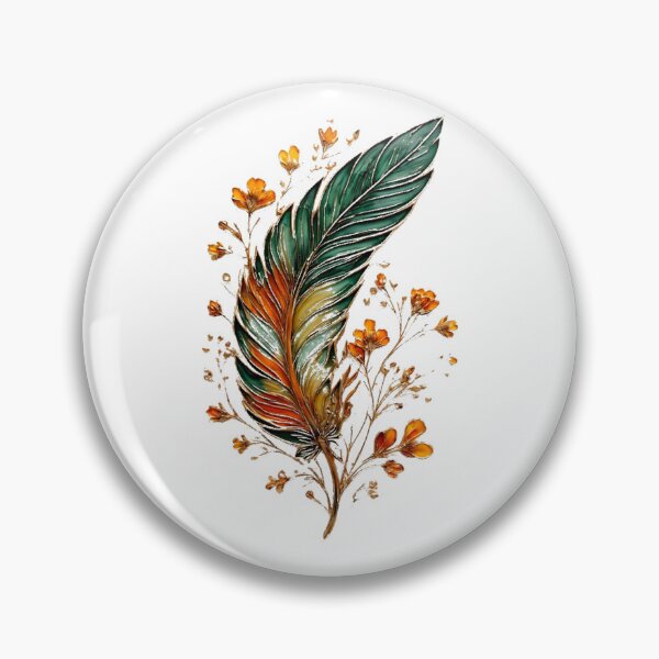 Artikelvorschau, Sacred Forest Feather - Natural Element Art entworfen und verkauft von Shift-Bloom.