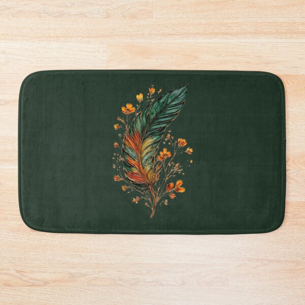 Item preview, Sacred Forest Feather - Natural Element Art designed and sold by Shift-Bloom.
