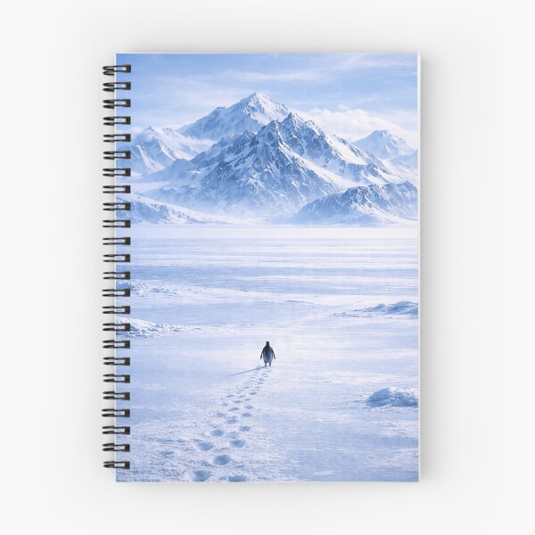 Item preview, Indomitable penguin going towards the mountain designed and sold by DHSTN.