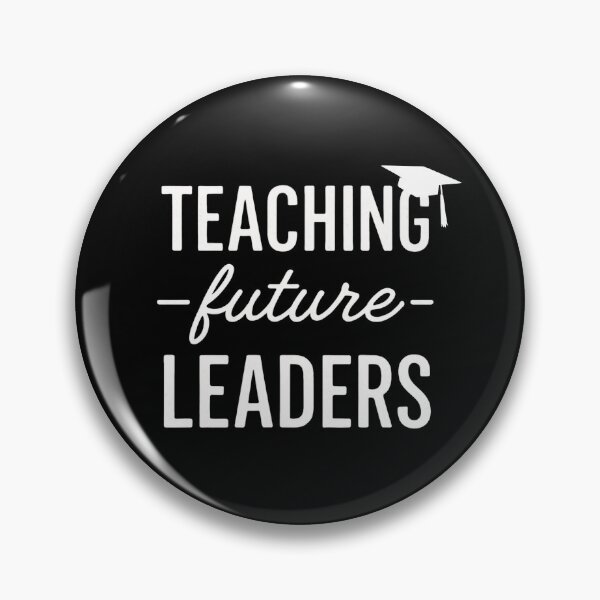 Item preview, Teaching Future Leaders Clean Minimal Teacher Quote Art designed and sold by flagylART.