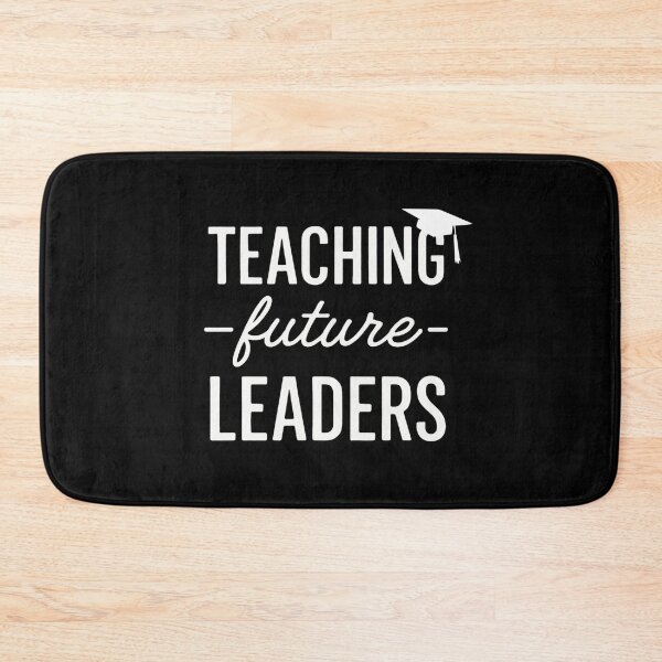 Item preview, Teaching Future Leaders Clean Minimal Teacher Quote Art designed and sold by flagylART.