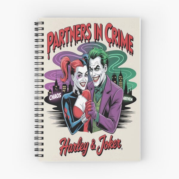 Item preview, Partners in Crime Mayhem - Joker & Harley Quinn Chaos Duo Art designed and sold by Midnight Veil Designs.