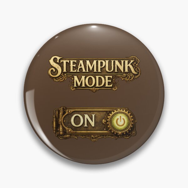 Artikelvorschau, Steampunk-Modus EIN – Netzschalter aus Messing entworfen und verkauft von JaylenBlack34.