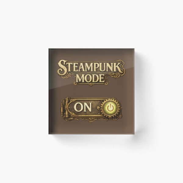 Artikelvorschau, Steampunk-Modus EIN – Netzschalter aus Messing entworfen und verkauft von JaylenBlack34.