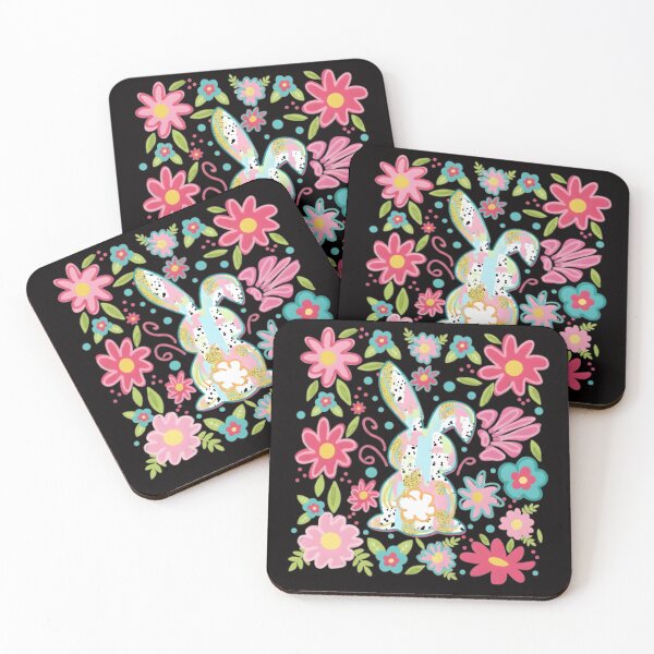 Item preview, Boho Easter Bunny, Retro Floral Easter, Bunny Coquette, Happy Easter, Coquette Easter, Retro Easter designed and sold by DesignDenDo ⭐⭐⭐⭐⭐.
