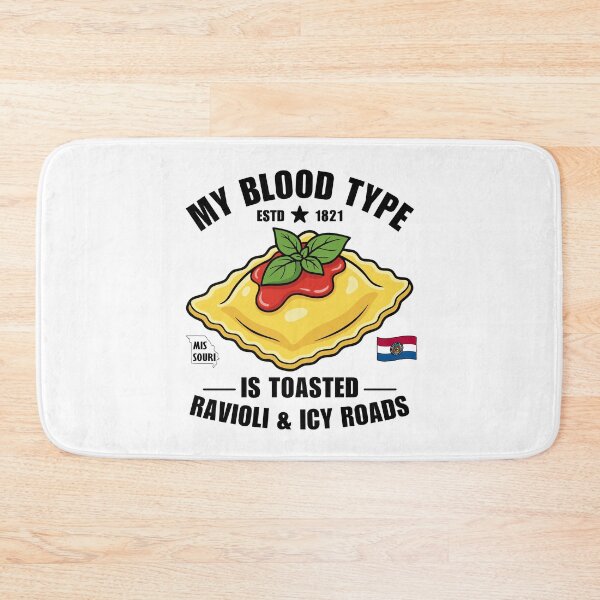 Item preview, Missouri : my blood type is toasted ravioli and Icy roads designed and sold by Peerless-Prime.