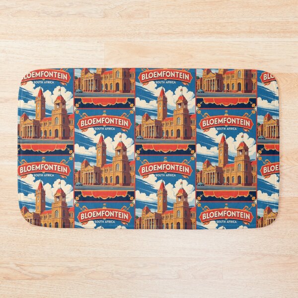 Item preview, Bloemfontein South Africa Vintage Travel Tourism 2 designed and sold by TravelersGems.