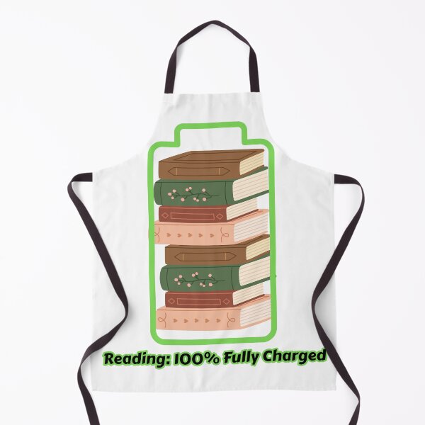 Item preview, Reading: 100% Fully Charged - Book Lover Battery designed and sold by Rose Collection Shop.