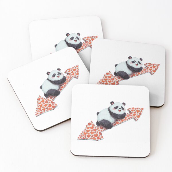 Item preview, Love Goes Up - Panda Mode designed and sold by RDproject.
