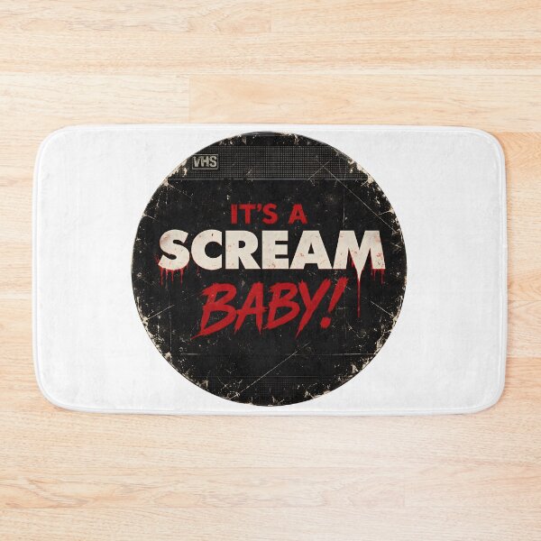 Item preview, It's A Scream Baby! Retro VHS sticker Horror Movie Ghost Face designed and sold by horrortreater.
