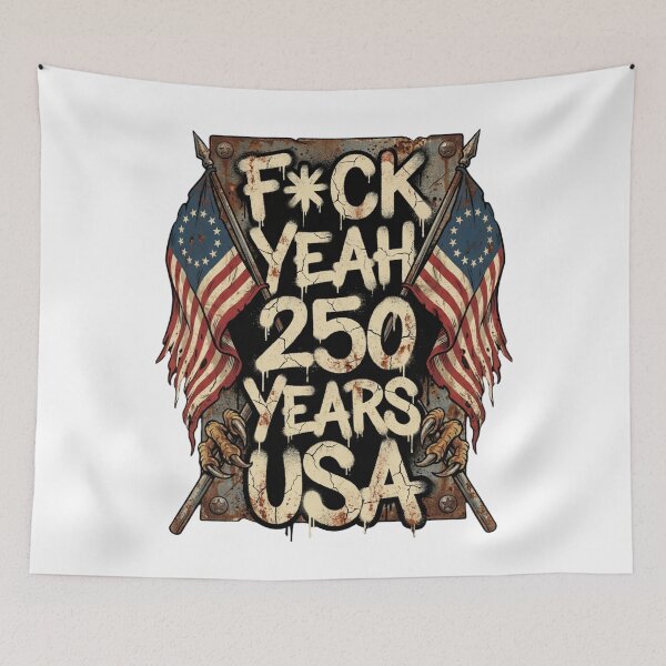 Item preview, F*ck Yeah USA 250 Years Grit Tee designed and sold by JaaCreativeShop.