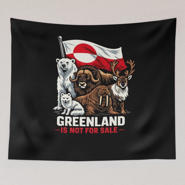 Item preview, Greenland Not for Sale Greenland Flag  designed and sold by LHDArtsy.