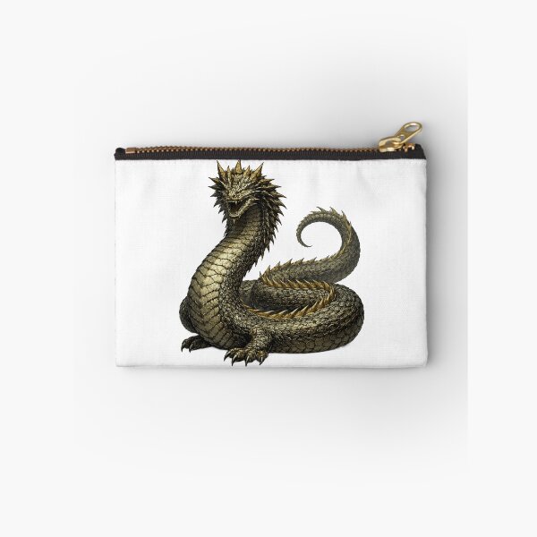 Item preview, Basilisk Mythical Creature Art — Legendary Serpent King Fantasy Illustration | Power & Dark Magic Symbol designed and sold by AlexLineArt.