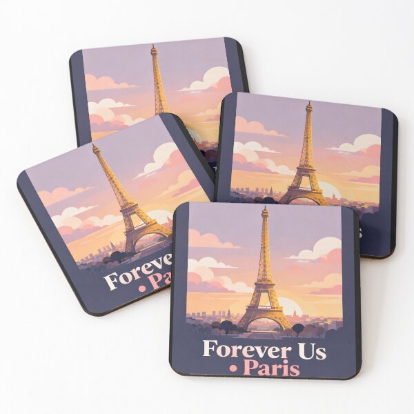 Item preview, Forever Us in Paris – Romantic Eiffel Tower Sunset designed and sold by FreeFromDefault.