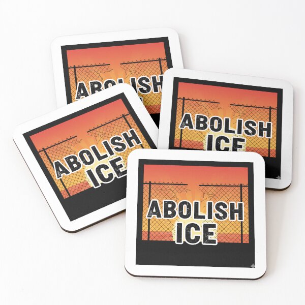 Item preview, Abolish ICE - Social Justice & Freedom Protest Art designed and sold by Flex & Fur.