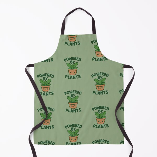 Item preview, Powered by Plants | Cute Plant Based Quote Art | Vegan Kawaii Food Design designed and sold by TinyGrumbles.