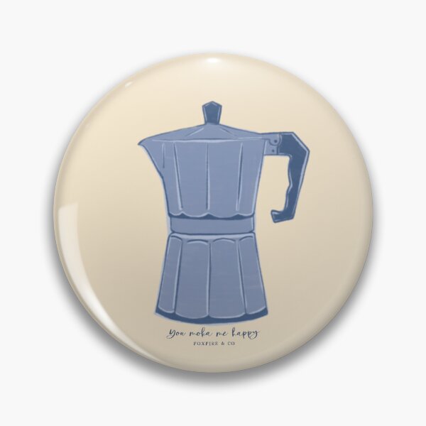 Artikelvorschau, You Moka Me Happy – Illustration einer Moka-Kanne entworfen und verkauft von FoxfireAndCo.