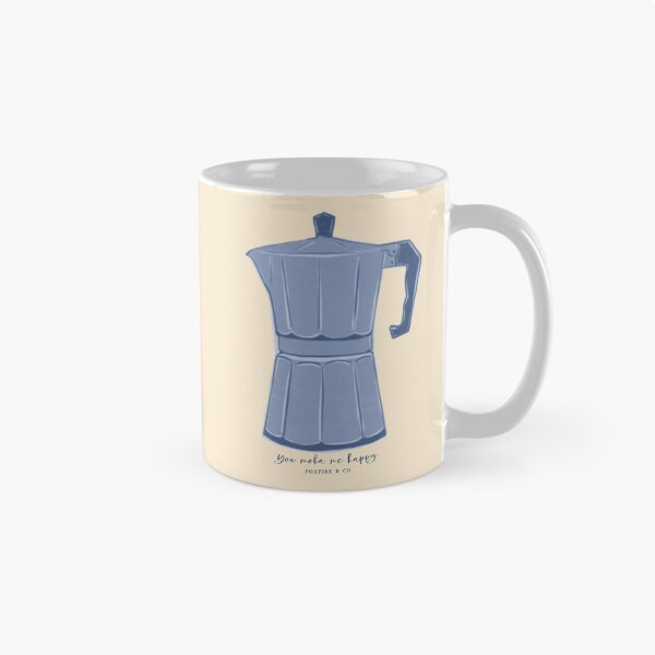 Artikelvorschau, You Moka Me Happy – Illustration einer Moka-Kanne entworfen und verkauft von FoxfireAndCo.