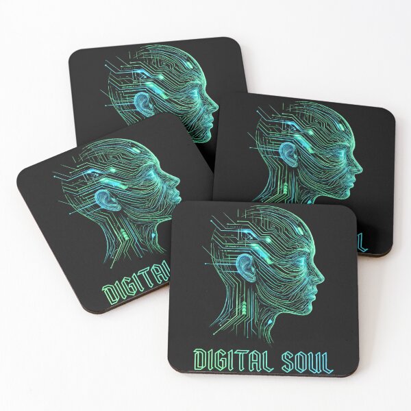 Item preview, Digital Soul – Futuristic Human Circuit Head Cyberpunk T-Shirt designed and sold by Maximilianos.