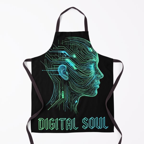 Item preview, Digital Soul – Futuristic Human Circuit Head Cyberpunk T-Shirt designed and sold by Maximilianos.