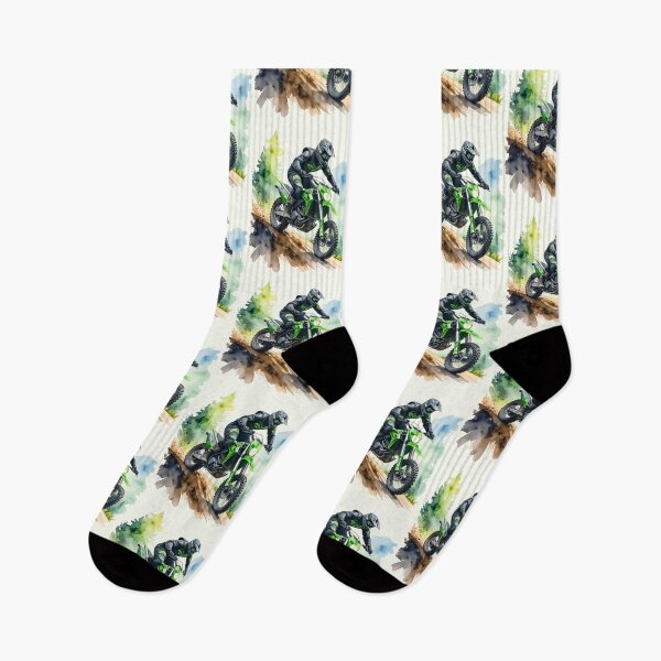 Item preview, Courage over every hill, motocross in green designed and sold by LiskoDesign.