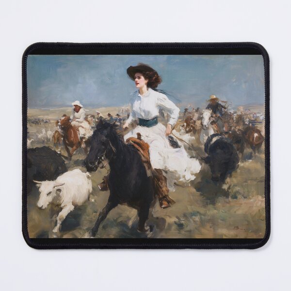 Item preview, Woman Leading a Cattle Drive designed and sold by lautir.