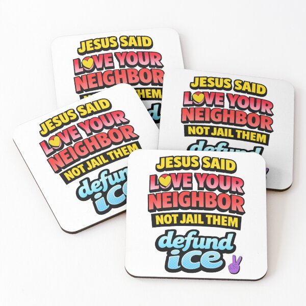 Item preview, Jesus Said Love Your Neighbor Defund Ice designed and sold by gillys.