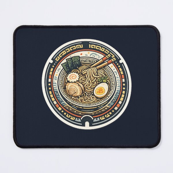 Item preview, Ramen Bowl Top View – Japanese Manhole Cover Art designed and sold by Planthem.