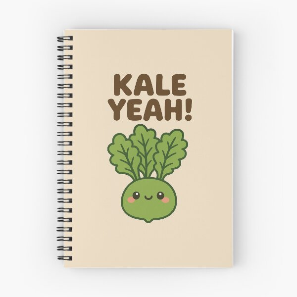 Item preview, Kale Yeah! Cute Kawaii Vegetable Pun Art | Funny Healthy Food Illustration designed and sold by TinyGrumbles.