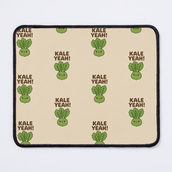 Item preview, Kale Yeah! Cute Kawaii Vegetable Pun Art | Funny Healthy Food Illustration designed and sold by TinyGrumbles.