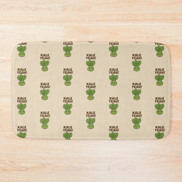 Item preview, Kale Yeah! Cute Kawaii Vegetable Pun Art | Funny Healthy Food Illustration designed and sold by TinyGrumbles.