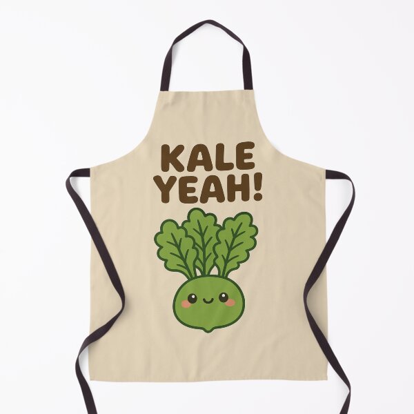 Item preview, Kale Yeah! Cute Kawaii Vegetable Pun Art | Funny Healthy Food Illustration designed and sold by TinyGrumbles.