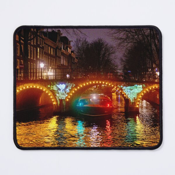 Item preview, Amsterdam, Herengracht Leidsegracht at night designed and sold by Amsterdam-Pan.