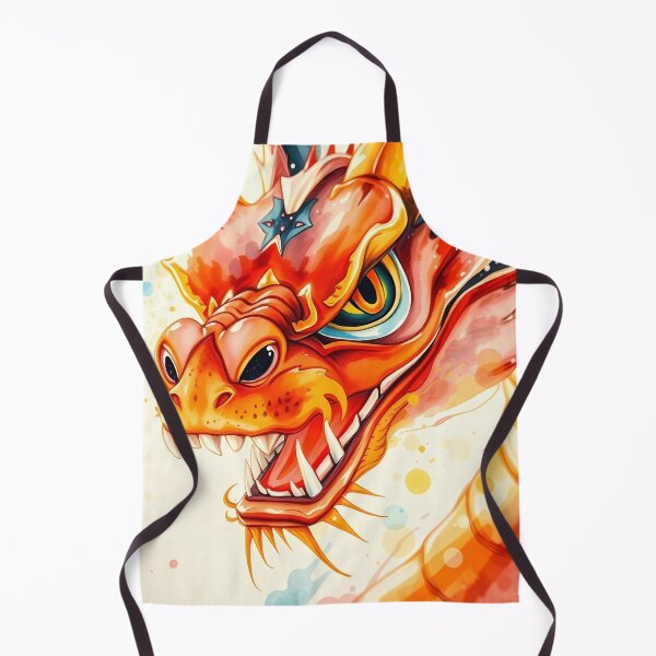 Item preview, Vibrant Dragon Head with Fiery Colors designed and sold by cuprum.